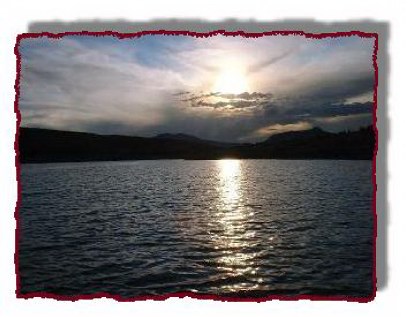 Sunset on Green Mountain Reservoir